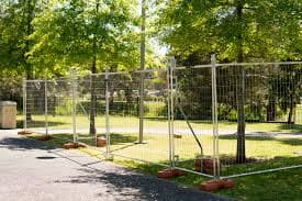 Rapid Fence Hire WA fencing on site